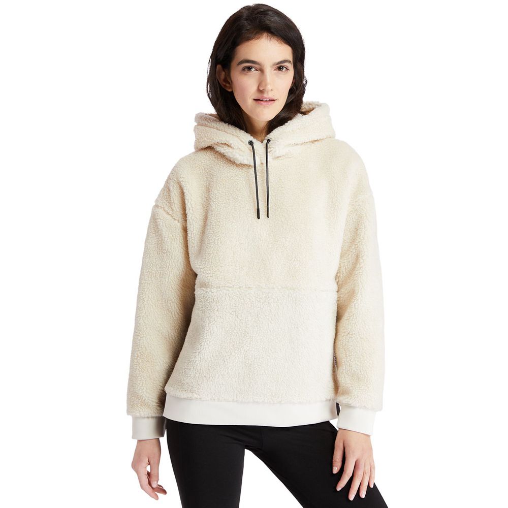Moletom Feminino - Timberland Recycled-Fleece - CVMWK5132 - Branco